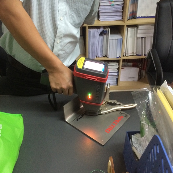 手持式光譜儀做樣 手持式光譜儀做樣