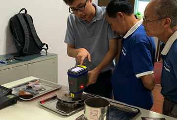 XX泵業集團手持式合金分析儀成功案例 XX泵業集團手持式合金分析儀成功案例